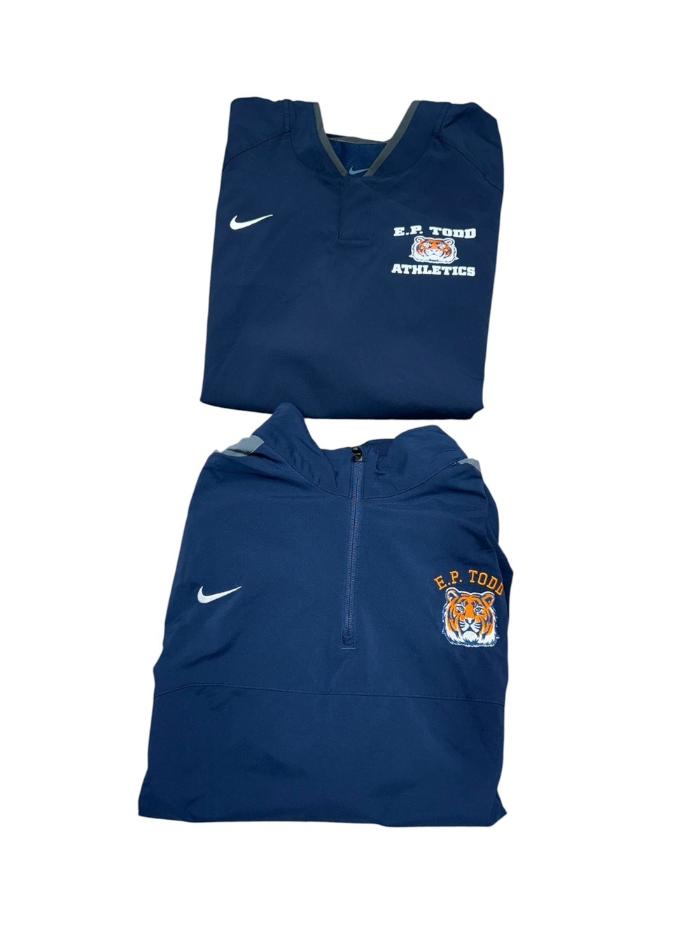 Lot of 2 Nike E.P. Todd Athletics Short Sleeve Shell Pullover Tops Men’s 3XL - Picture 2 of 11